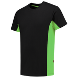 Tricorp Workwear T-shirts 102004 zwart-limoen(blacklime)