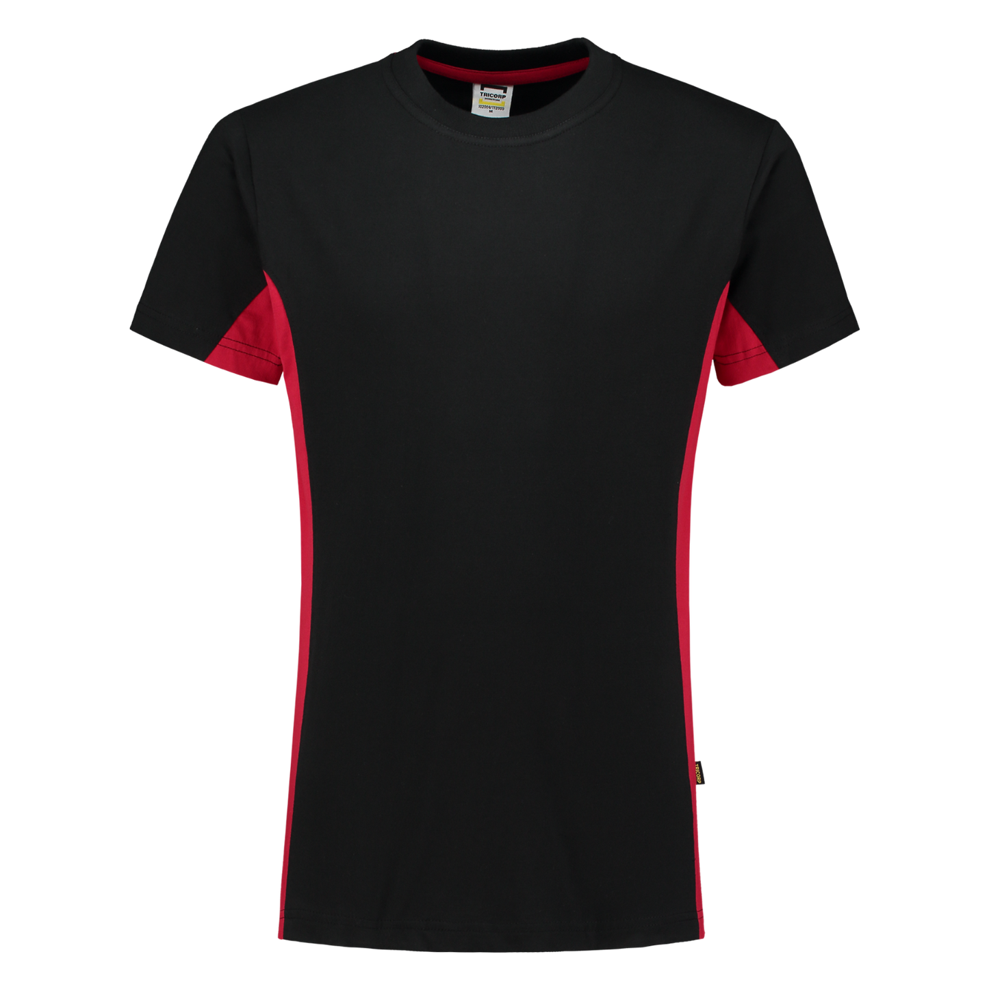 Tricorp Workwear T-shirts 102004 zwart-rood(blackred)