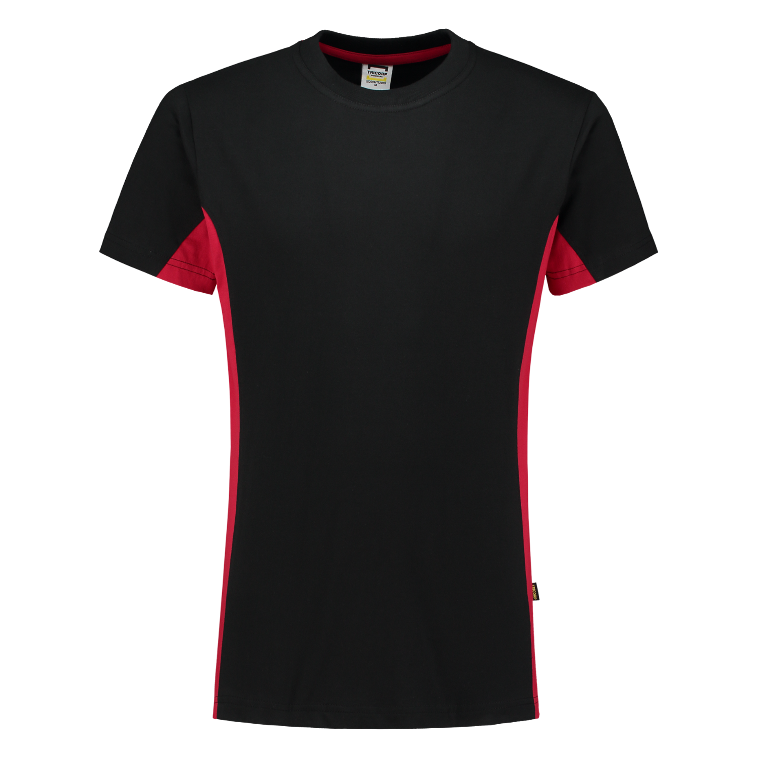 Tricorp Workwear T-shirts 102004 zwart-rood(blackred)
