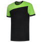 Tricorp Workwear T-shirts 102006 zwart-limoen(blacklime)