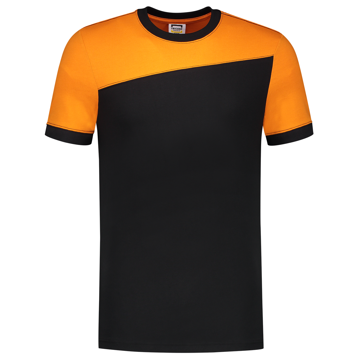 Tricorp Workwear T-shirts 102006 zwart-oranje(blackorange)