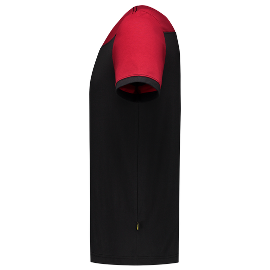 Tricorp Workwear 60 Graden;Bicolor Naden T-shirts 102006 zwart-rood(blackred)