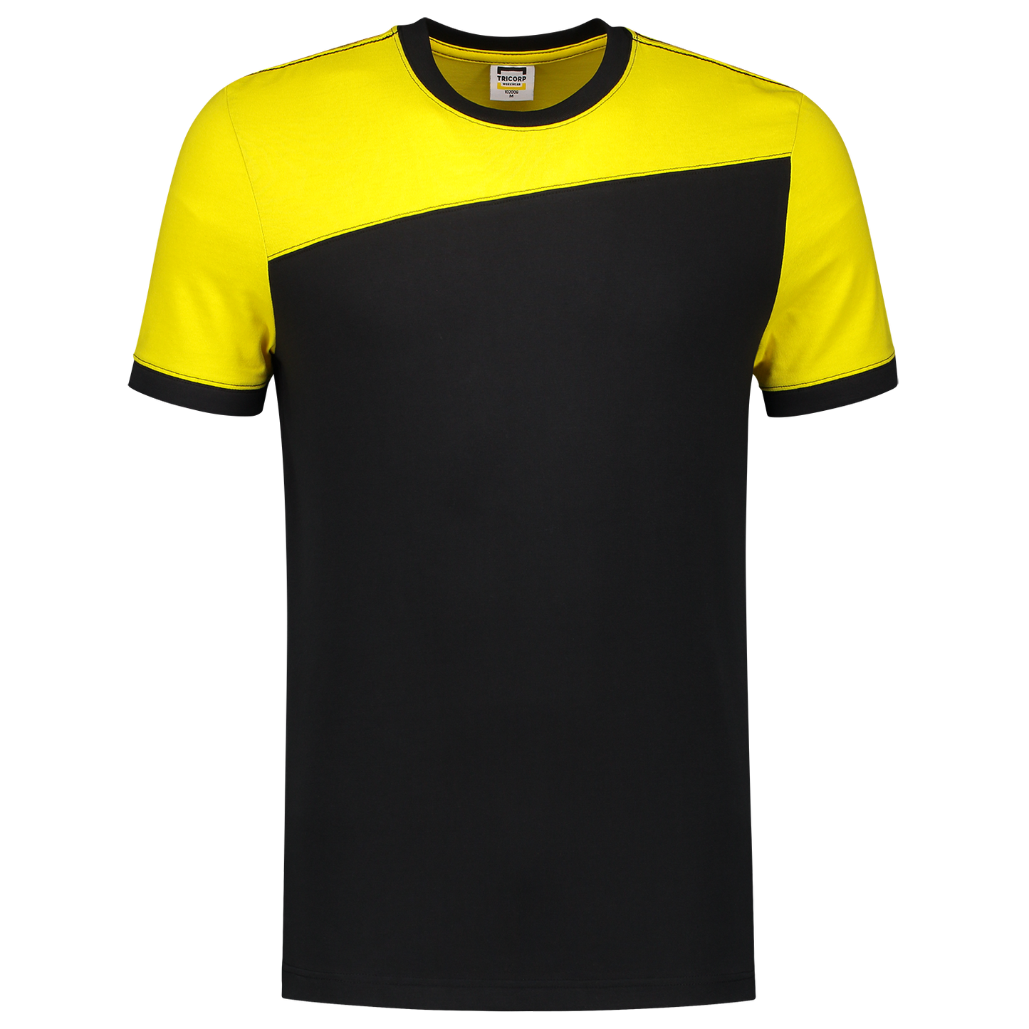 Tricorp Workwear T-shirts 102006 zwart-geel(blackyellow)
