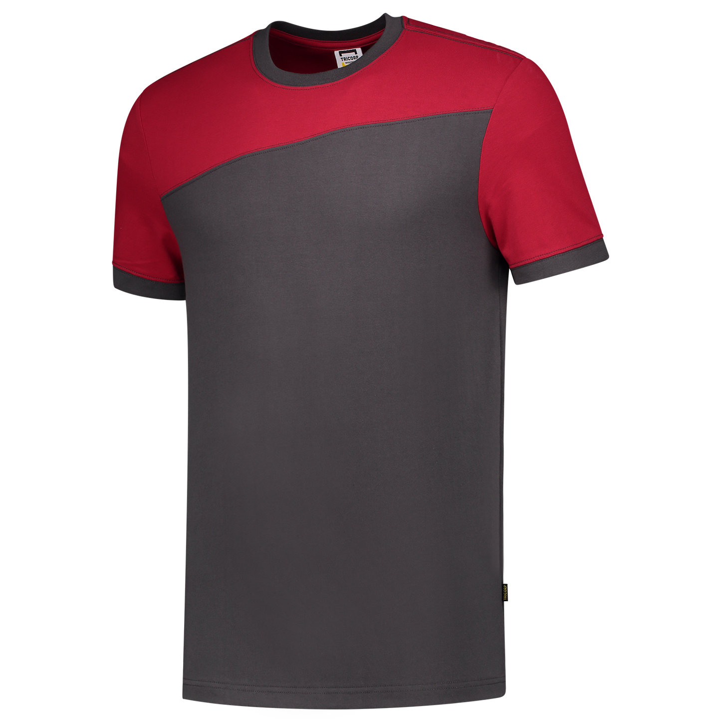Tricorp Workwear T-shirts 102006 dronkergrijs-rood(darkgreyred)