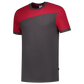 Tricorp Workwear T-shirts 102006 dronkergrijs-rood(darkgreyred)
