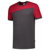 Tricorp Workwear T-shirts 102006 dronkergrijs-rood(darkgreyred)