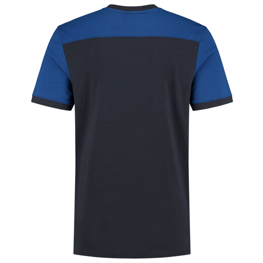 Tricorp Workwear 60 Graden;Bicolor Naden T-shirts 102006 marineblauw-koningsblauw(navyroyalblue) Klant 807