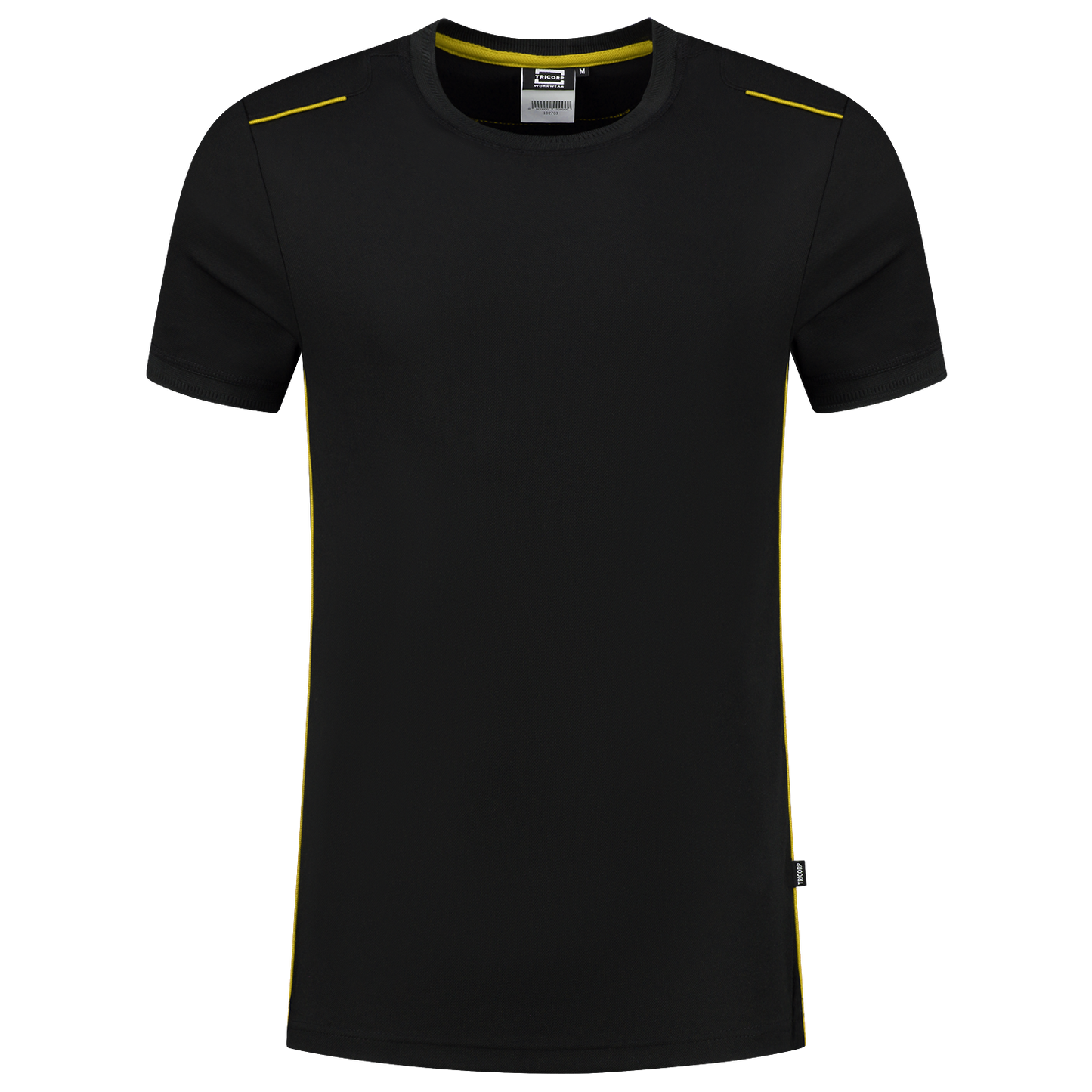 Tricorp Workwear 60 Graden;Accent T-shirts 102703 zwart-geel(blackyellow)