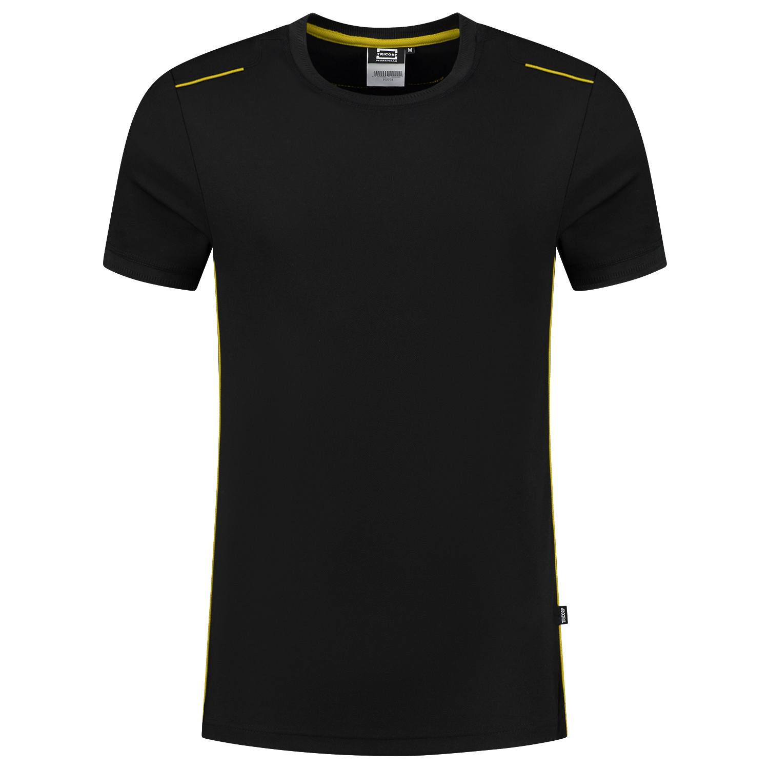 Tricorp Workwear 60 Graden;Accent T-shirts 102703 zwart-geel(blackyellow)