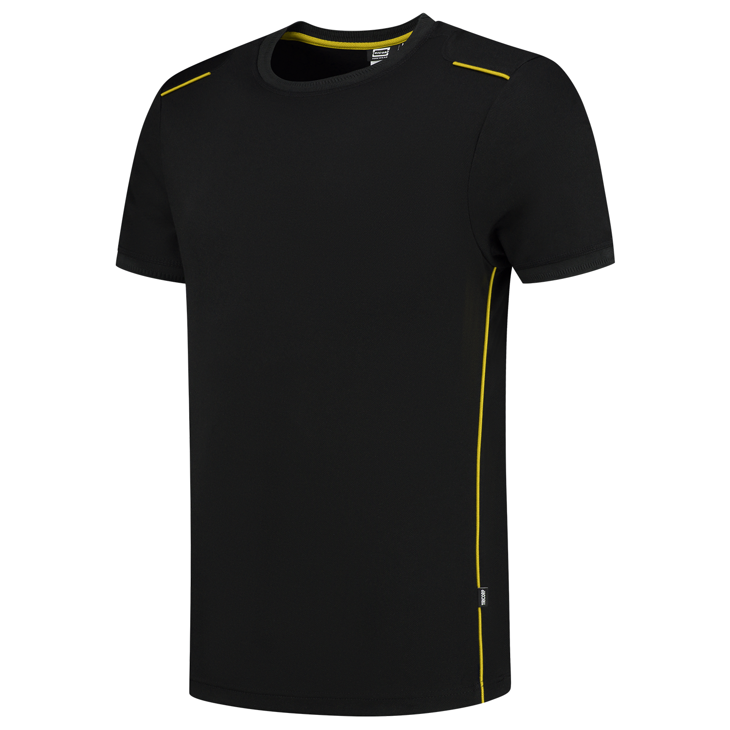 Tricorp Workwear 60 Graden;Accent T-shirts 102703 zwart-geel(blackyellow)