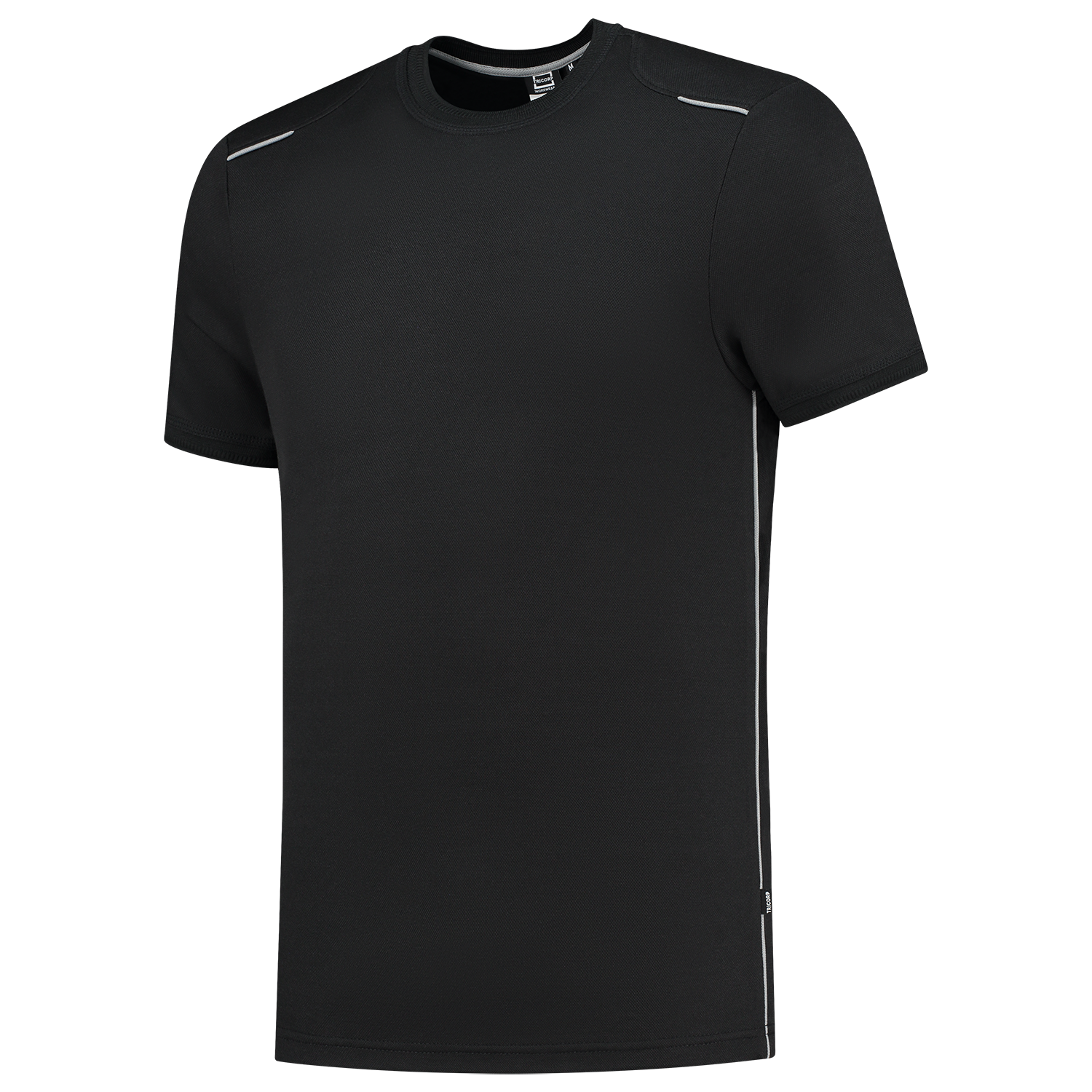 Tricorp Accent T-shirts 102703 unisex zwart-grijs(blackgrey)