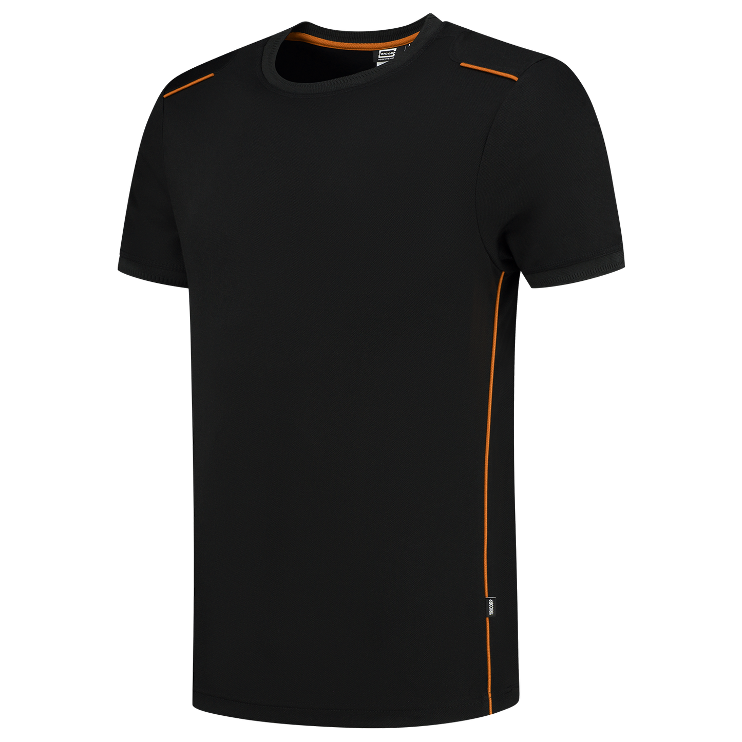 Tricorp Accent T-shirts 102703 unisex zwart-oranje(blackorange)