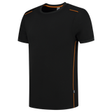 Tricorp Workwear 60 Graden;Accent T-shirts 102703 unisex zwart-oranje(blackorange)