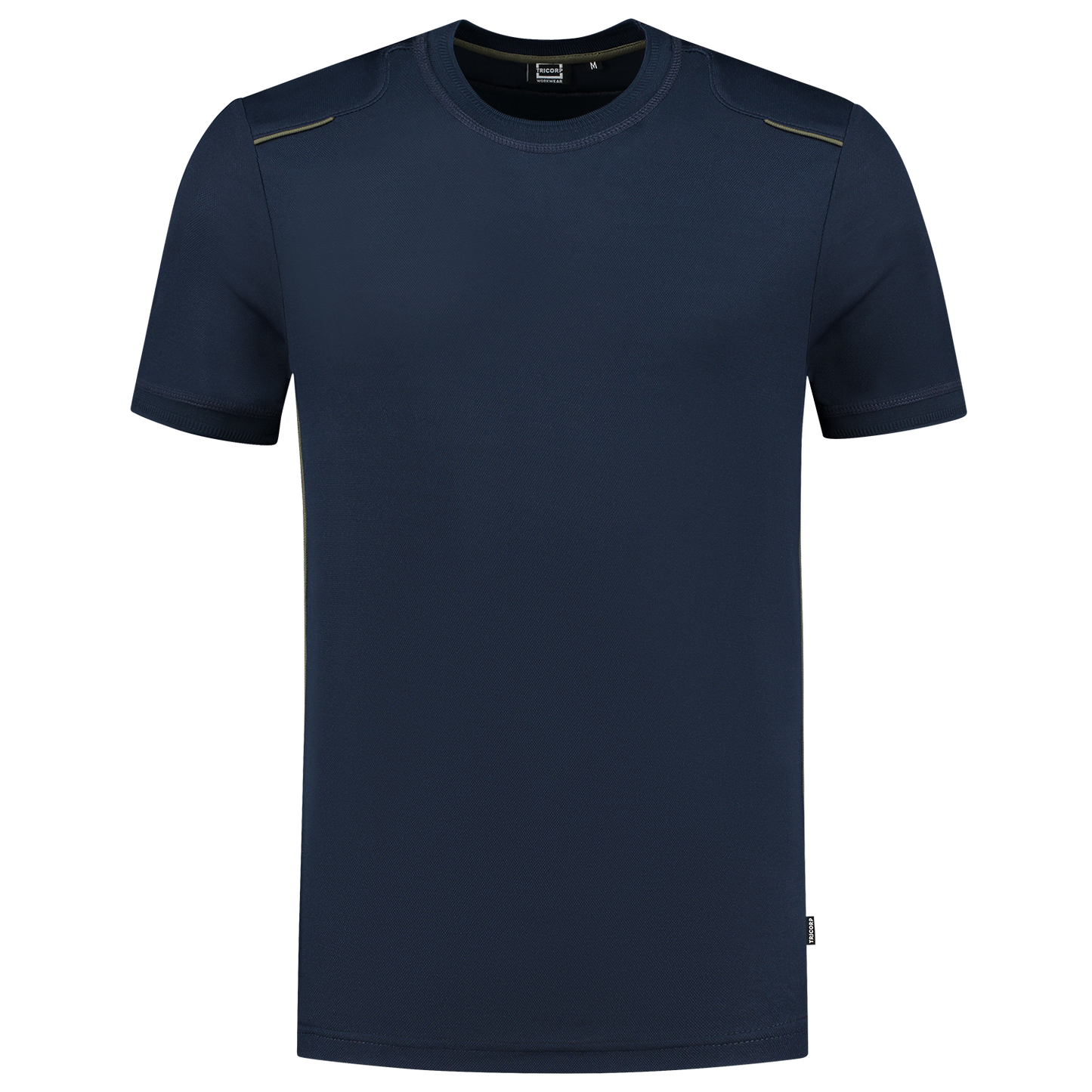 Tricorp Accent T-shirts 102703 unisex inktblauw-legergroen(inkarmy)