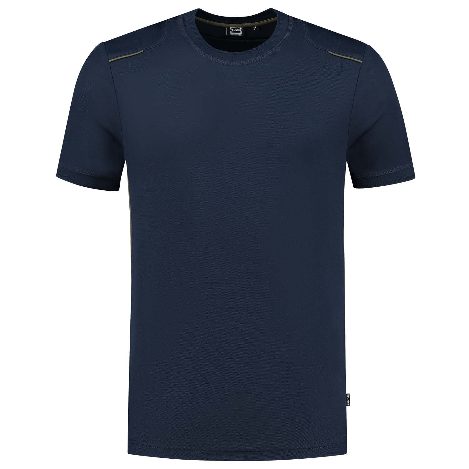 Tricorp Accent T-shirts 102703 unisex inktblauw-legergroen(inkarmy)