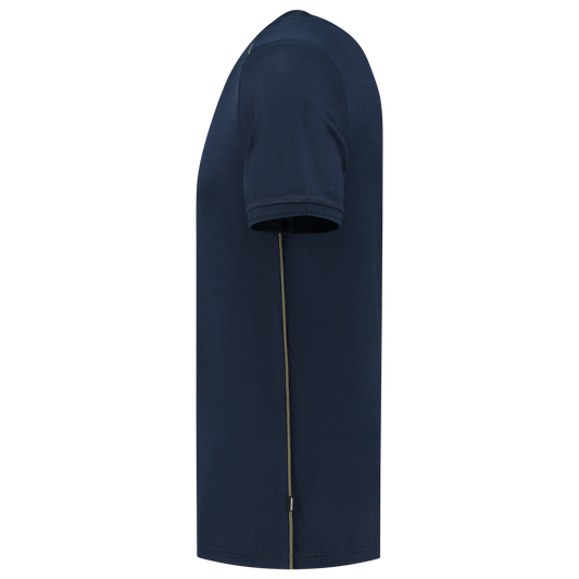 Tricorp Accent T-shirts 102703 unisex inktblauw-legergroen(inkarmy)