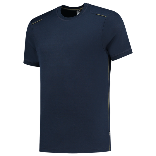 Tricorp Accent T-shirts 102703 unisex inktblauw-legergroen(inkarmy)