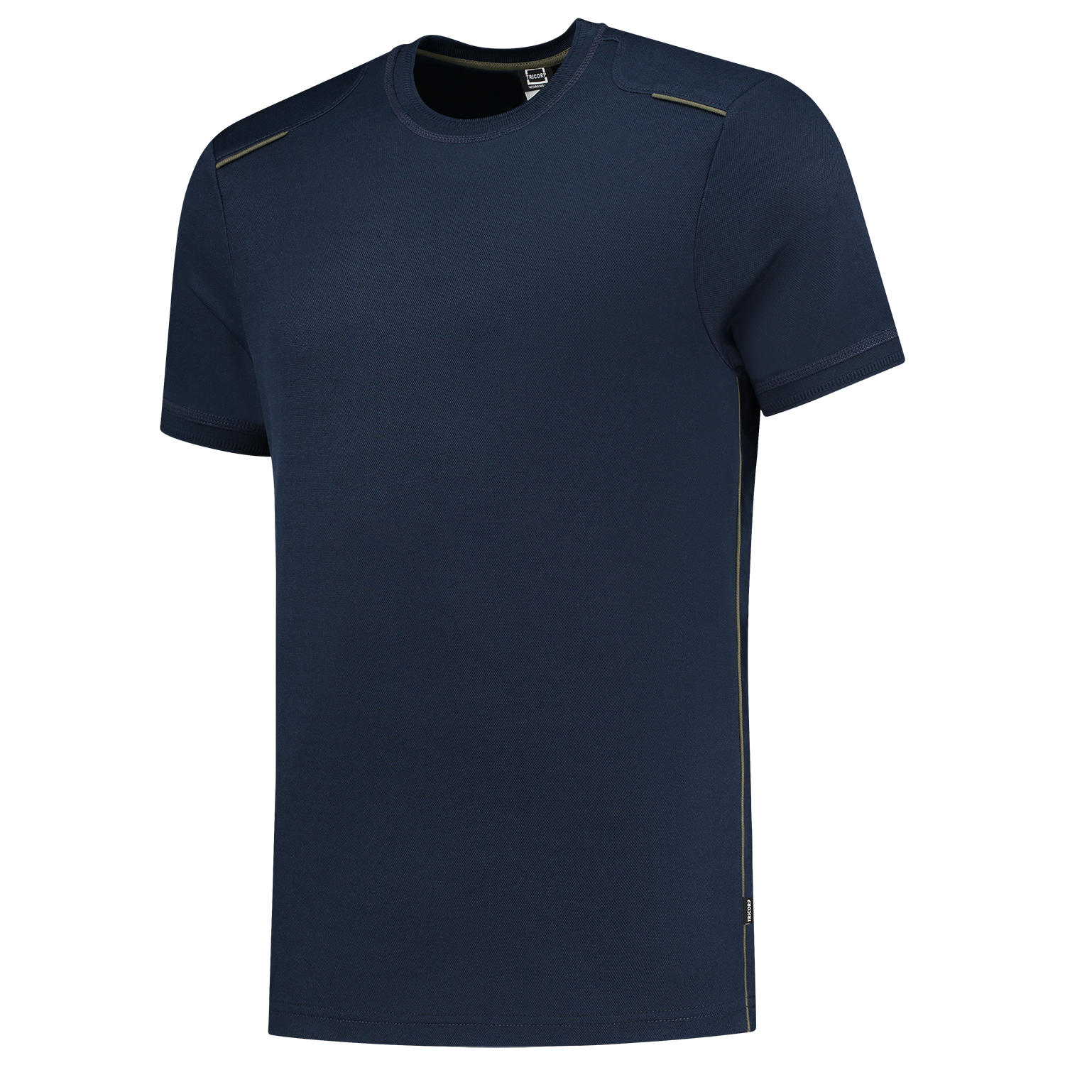 Tricorp Accent T-shirts 102703 unisex inktblauw-legergroen(inkarmy)