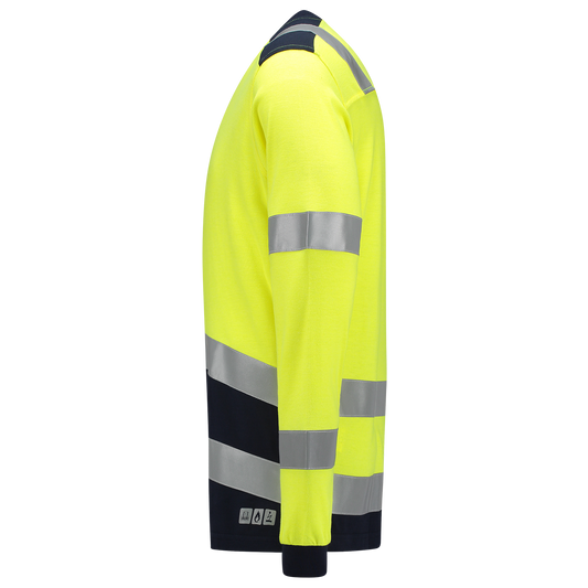 Tricorp Safety T-shirts 103003 Multinorm fluo geel-inktblauw(fluoryellowink)