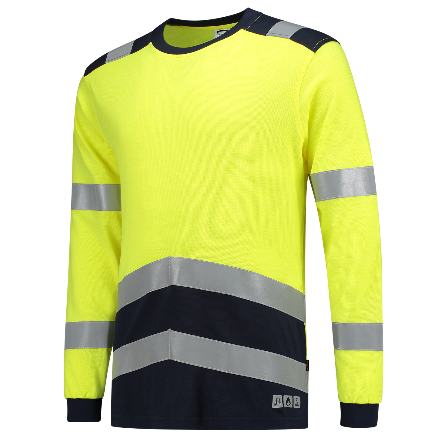 Tricorp Safety T-shirts 103003 Multinorm fluo geel-inktblauw(fluoryellowink)