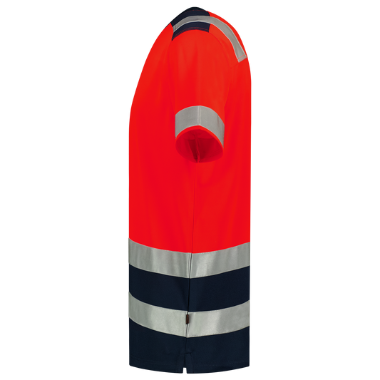 Tricorp Safety T-shirts 103006 HiVis fluo rood-inktblauw(fluorredink)