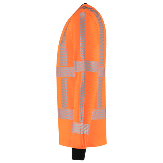 Tricorp Safety RWS Revisible T-shirts 103702 Lange Mouw HiVis Rijkswaterstaat fluo oranje(fluororange)