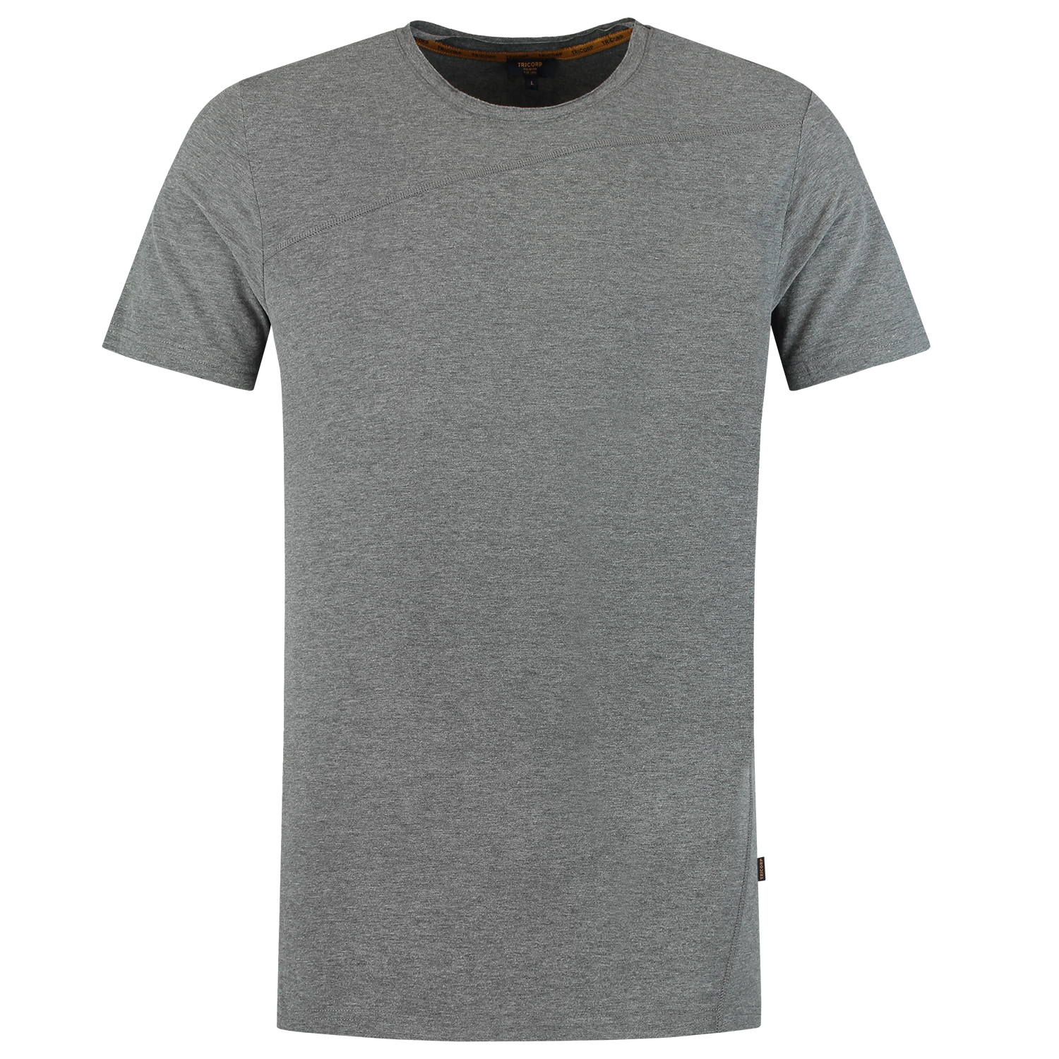 Tricorp Premium T-shirts 104002 Stretch steengrijs melange(stonegreymel)