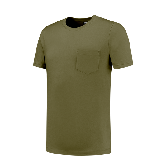 Tricorp Premium T-shirts 104008 stretch unisex legergroen(army)