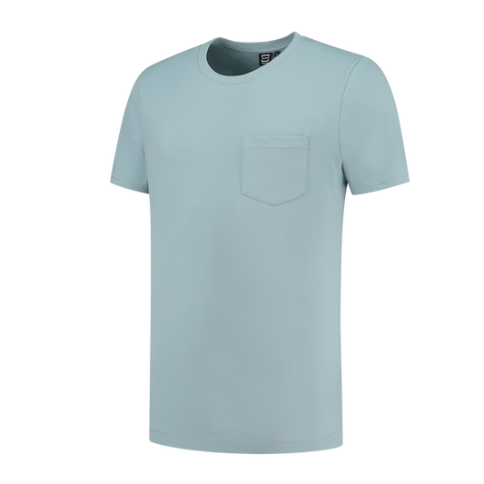 Tricorp Premium T-shirts 104008 stretch unisex stoffig blauw(dustyblue)