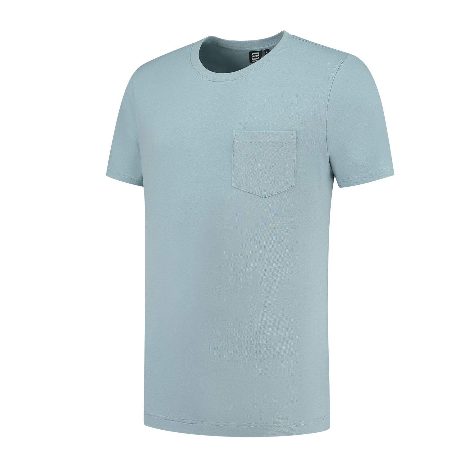 Tricorp Premium Premium T-shirts 104008 stretch unisex stoffig blauw(dustyblue)