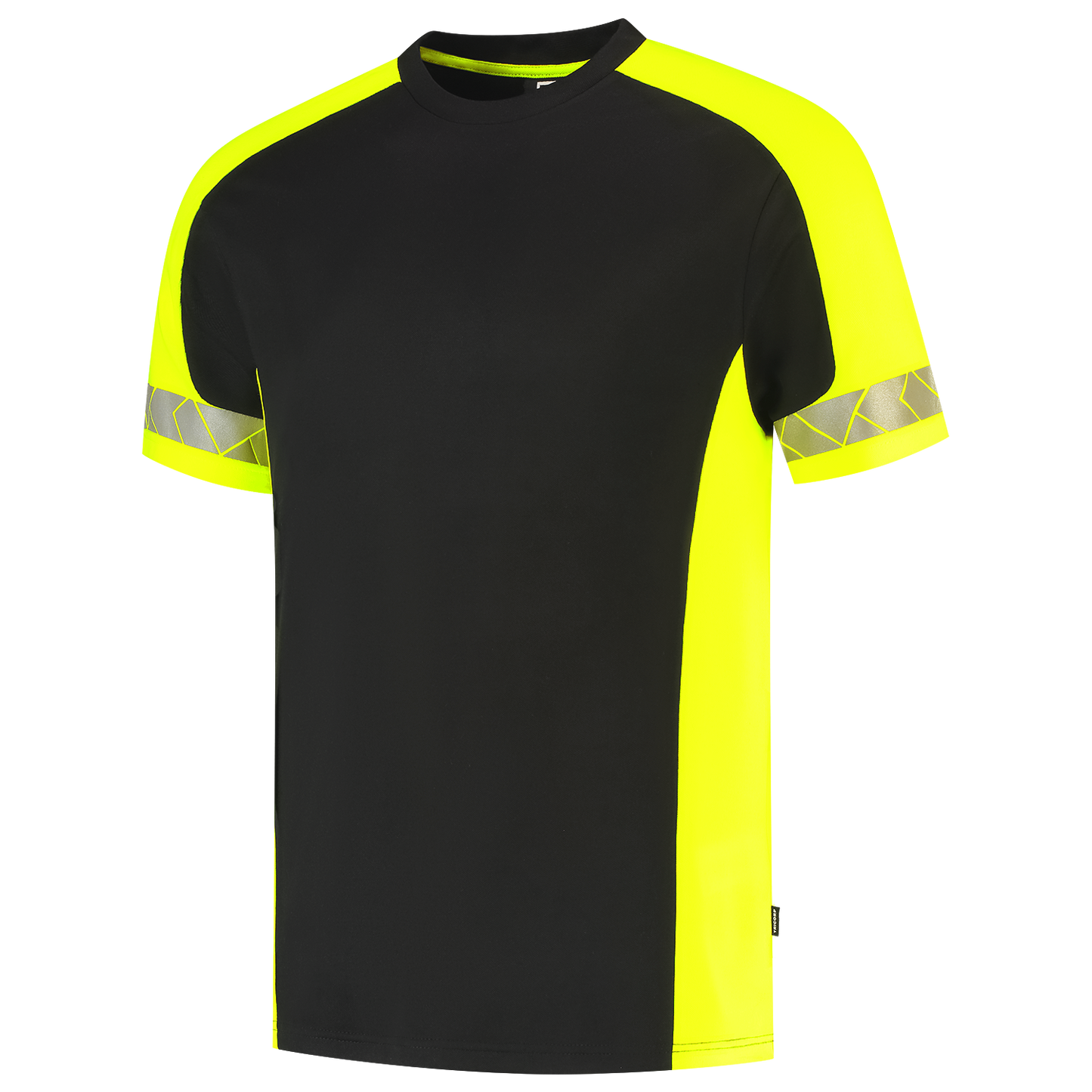 Tricorp Workwear Reflective Redefined T-shirts 106104 HiVis zwart-fluo geel(blackfluoryellow)