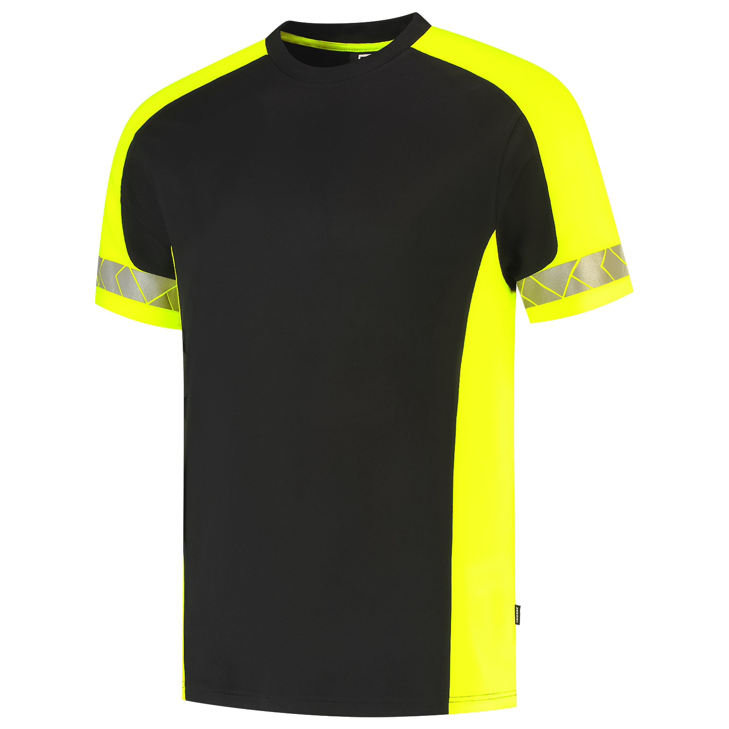 Tricorp Workwear Reflective Redefined T-shirts 106104 HiVis zwart-fluo geel(blackfluoryellow)