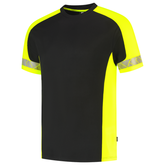 Tricorp Workwear Reflective Redefined T-shirts 106104 HiVis zwart-fluo geel(blackfluoryellow)