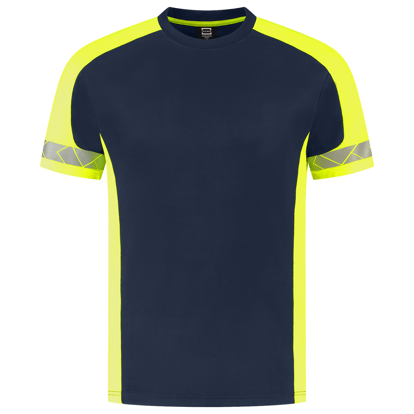 Tricorp Workwear Reflective Redefined T-shirts 106104 HiVis inktblauw-fluo geel(inkfluoryellow)