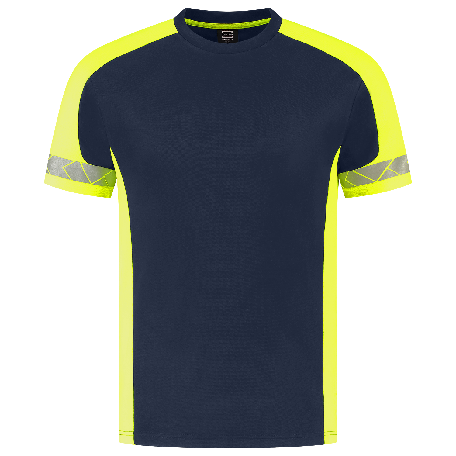 Tricorp Workwear Reflective Redefined T-shirts 106104 HiVis inktblauw-fluo geel(inkfluoryellow)