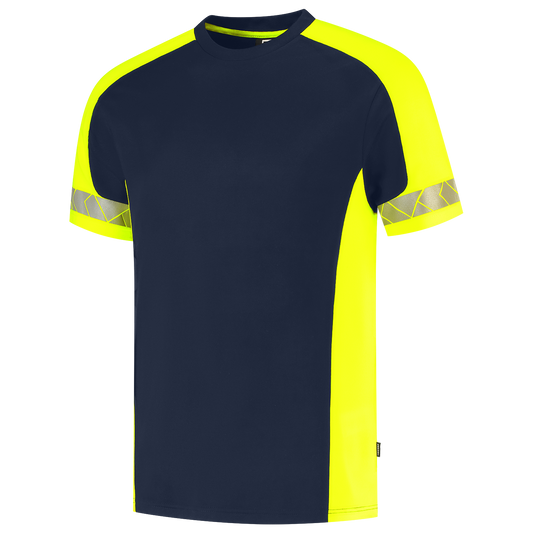 Tricorp Workwear Reflective Redefined T-shirts 106104 HiVis inktblauw-fluo geel(inkfluoryellow)