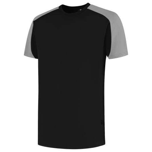 Tricorp Workwear Bicolor Redefined T-shirts 106106 zwart-grijs(blackgrey)