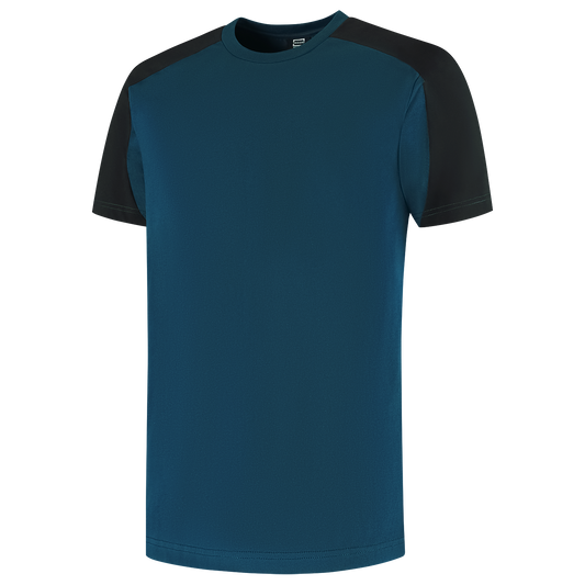 Tricorp Workwear Bicolor Redefined T-shirts 106106 teal-zwart(tealblack)