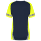 Tricorp Workwear Reflective Redefined T-shirts 106108 dames HiVis inktblauw-fluo geel(inkfluoryellow)