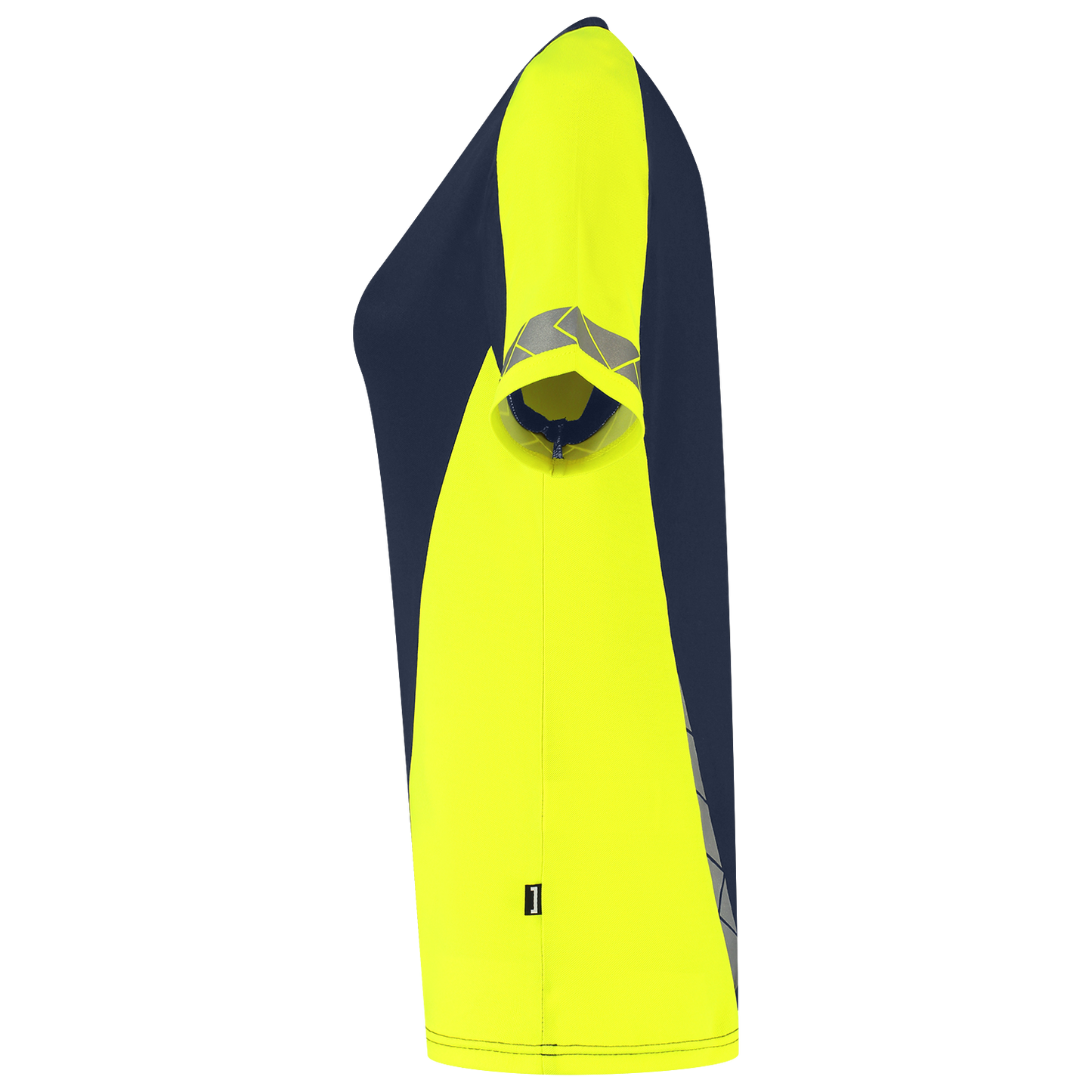 Tricorp Workwear Reflective Redefined T-shirts 106108 dames HiVis inktblauw-fluo geel(inkfluoryellow)