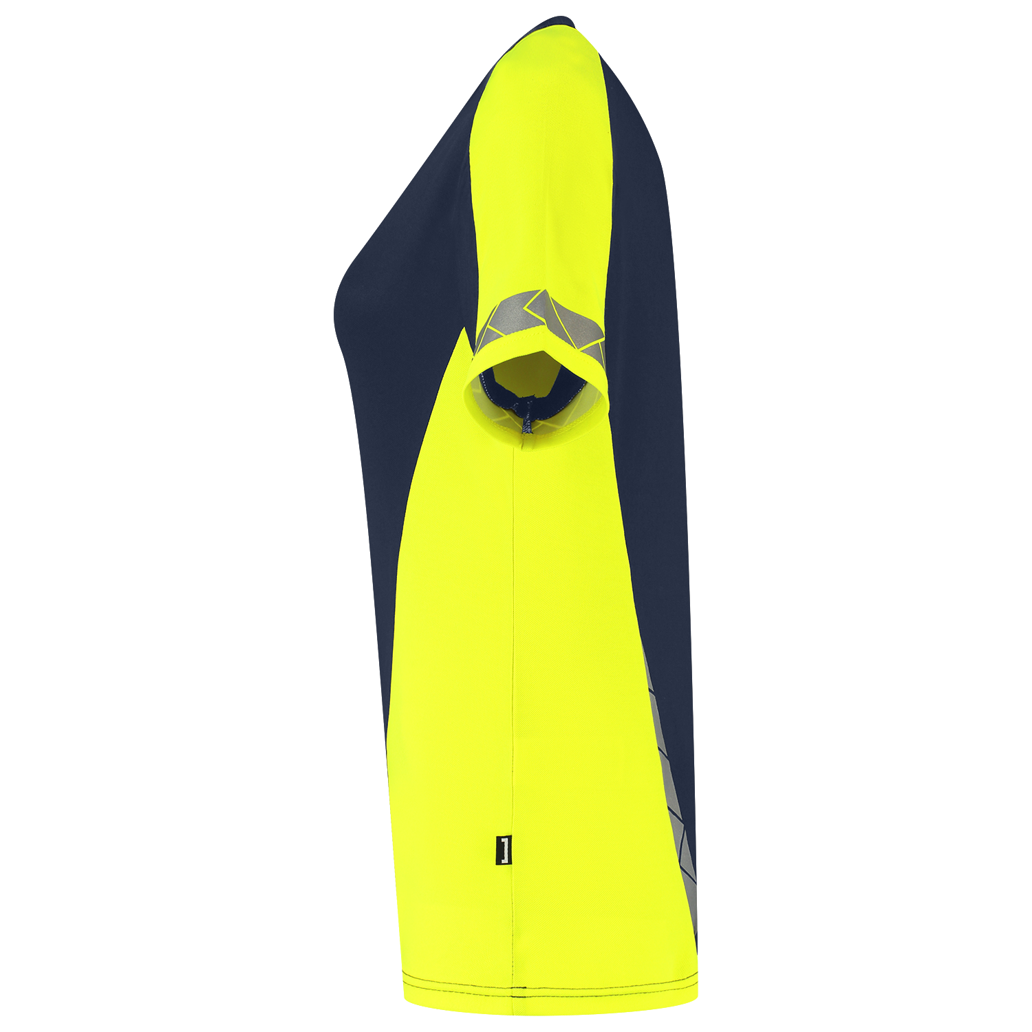 Tricorp Workwear Reflective Redefined T-shirts 106108 dames HiVis inktblauw-fluo geel(inkfluoryellow)