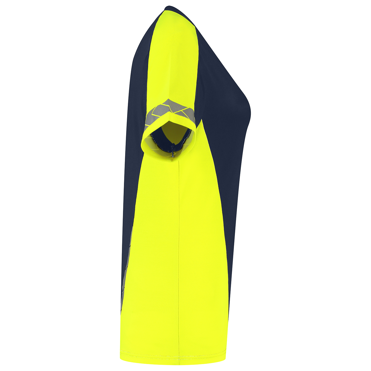 Tricorp Workwear Reflective Redefined T-shirts 106108 dames HiVis inktblauw-fluo geel(inkfluoryellow)