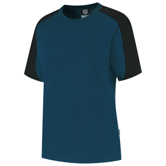 Tricorp Workwear Bicolor Redefined T-shirts 106109 dames teal-zwart(tealblack)