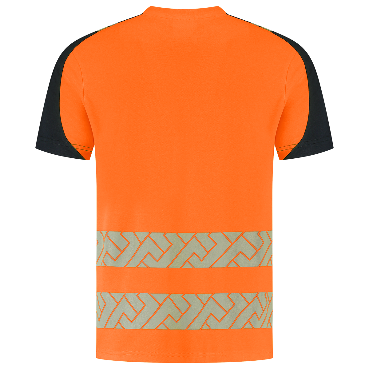Tricorp Workwear High Vis Redefined T-shirts 106110 Industrieel Wasbaar fluo oranje-inktblauw(fluororangeink)