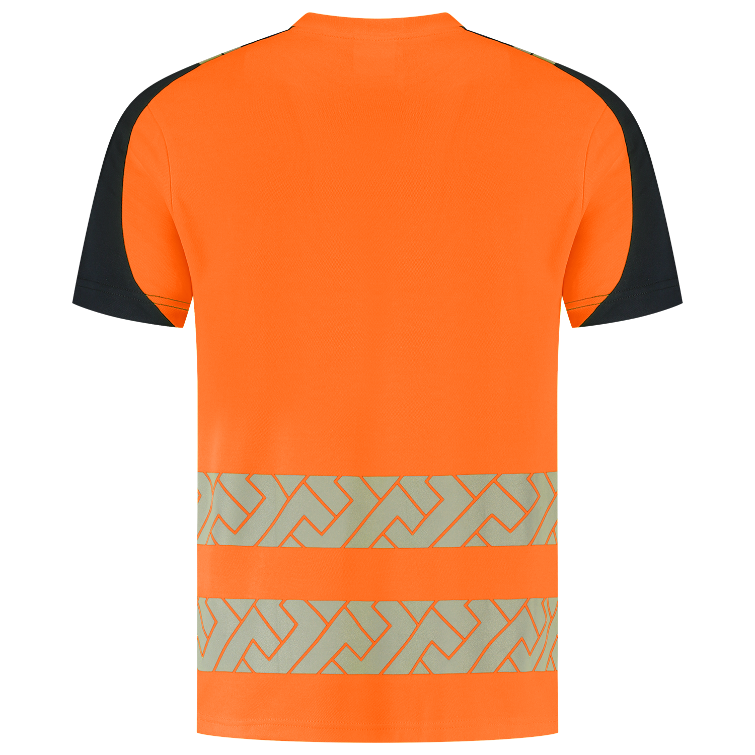 Tricorp Workwear High Vis Redefined T-shirts 106110 Industrieel Wasbaar fluo oranje-inktblauw(fluororangeink)