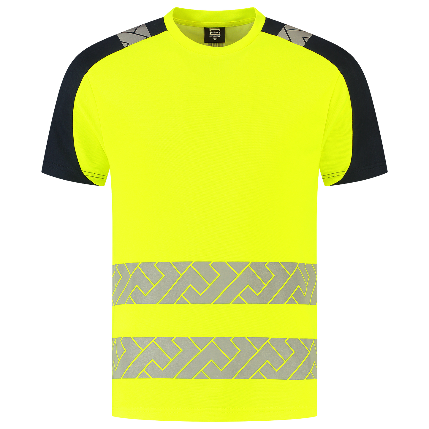 Tricorp Workwear High Vis Redefined T-shirts 106103 HiVis fluo geel-inktblauw(fluoryellowink)