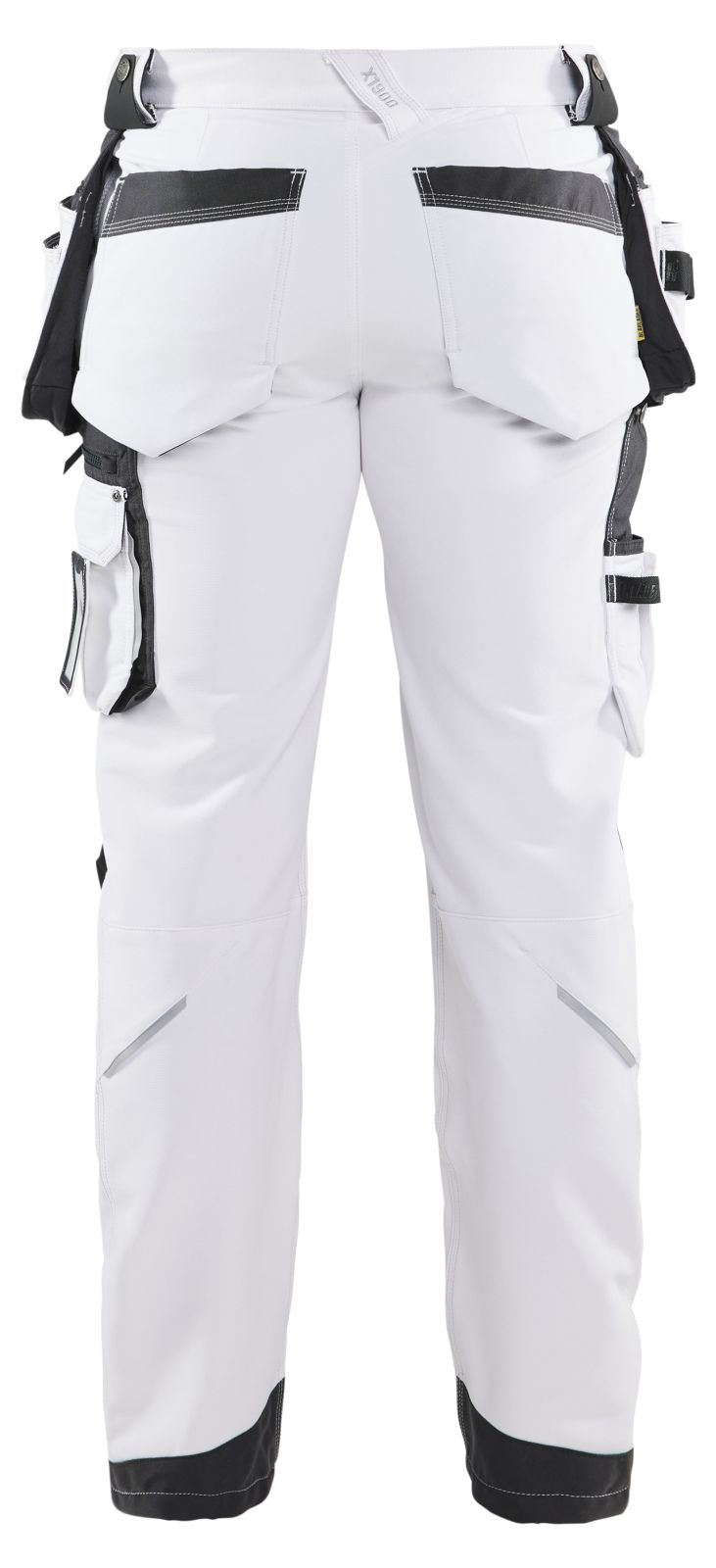 Blaklader Broeken 10791645 wit-donkergrijs(1098)