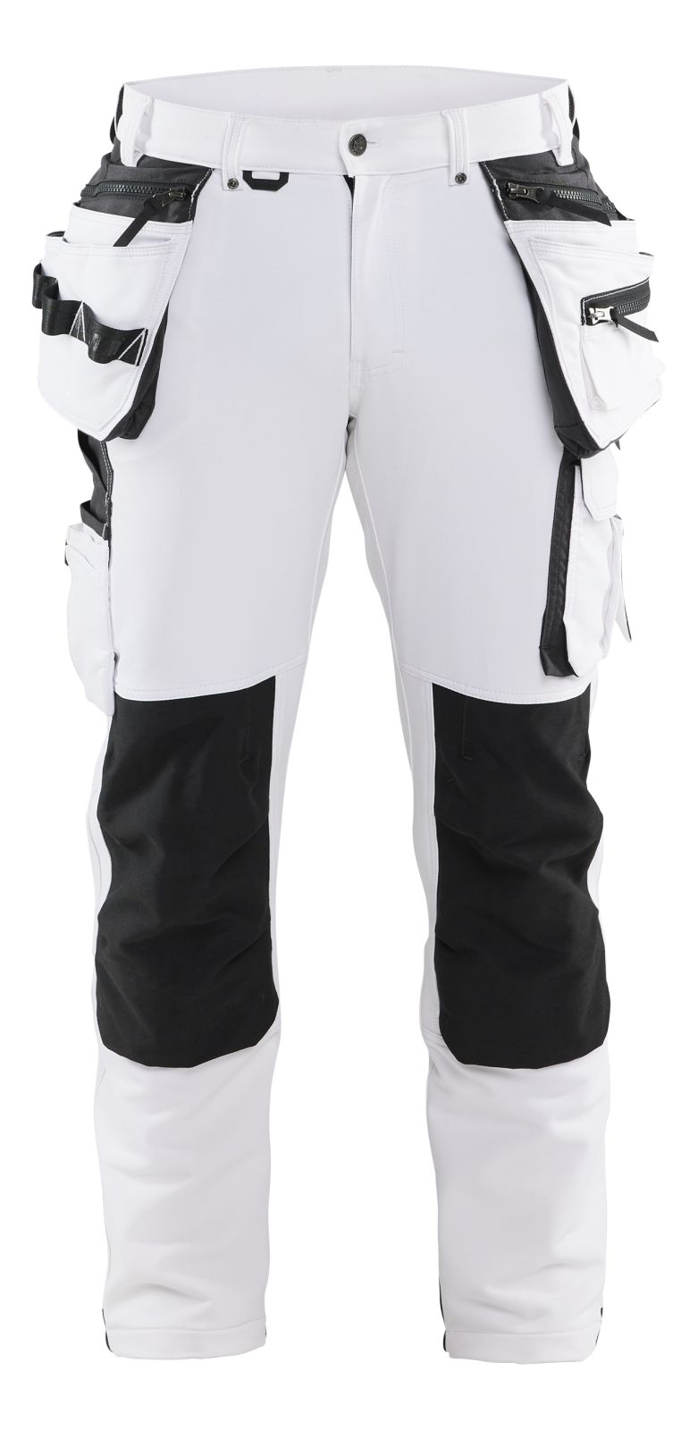 Blaklader Broeken 10791645 wit-donkergrijs(1098)