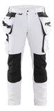 Blaklader Broeken 10791645 wit-donkergrijs(1098)