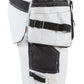 Blaklader Broeken 10881645 wit-donkergrijs(1098)